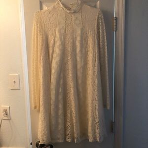 White Lace Anthropologie Dress